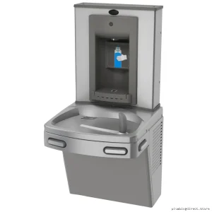 Hand Operated Room Temp Water Dispenser/Fountain - Unfiltered Dual Function Design in Brushed SS | KEPA-CS-BFSTN