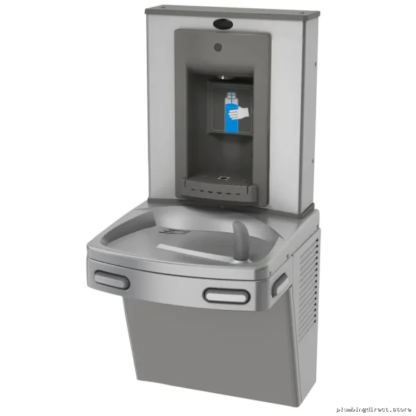 Hand Operated Room Temp Water Dispenser/Fountain - Unfiltered Dual Function Design in Brushed SS | KEPA-CS-BFSTN