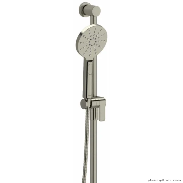 4-Spray Handheld Showerhead with Adjustable Slide Rail in Brushed Nickel
