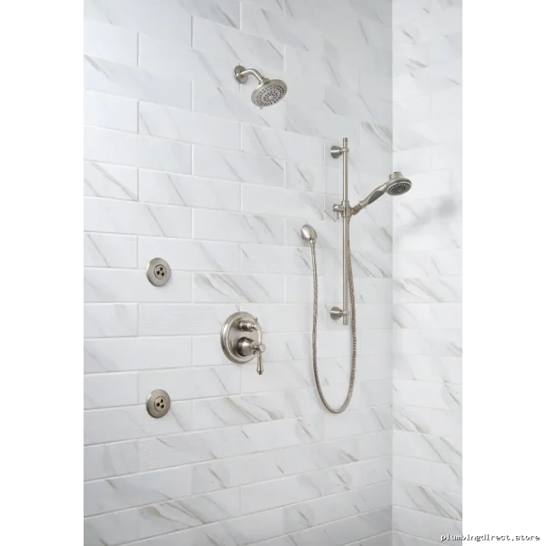 Hands-Free 5-Adjustable Settings Touch-Clean Shower Head - Stainless RP78575SS Delta - Image 2
