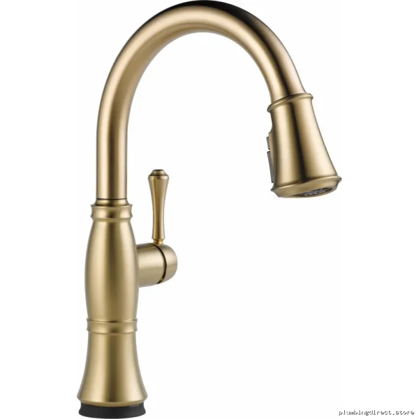 Hands-Free Delta Cassidy Kitchen Faucet - Champagne Bronze - Image 2