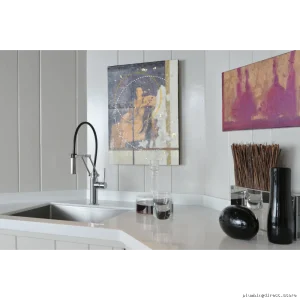 Hands-Free Articulated Kitchen Faucet with Pull-Down Spray - Chrome Brizo 63221LF-PC