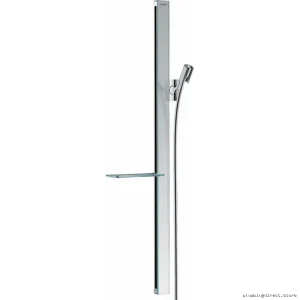 Hansgrohe Unica 36 Chrome Wall Bar with Hose