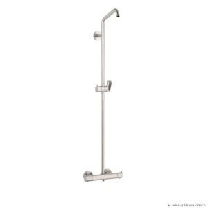 Hansgrohe Brushed Nickel Showerpipe 04536820 - Excludes Shower Components