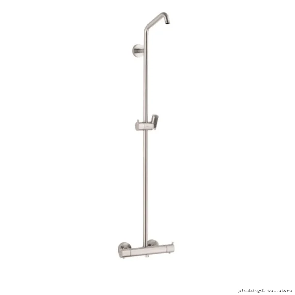 Hansgrohe Brushed Nickel Showerpipe 04536820 - Excludes Shower Components