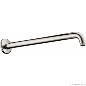 Hansgrohe 15-Inch Polished Nickel Shower Arm Kit 27413831