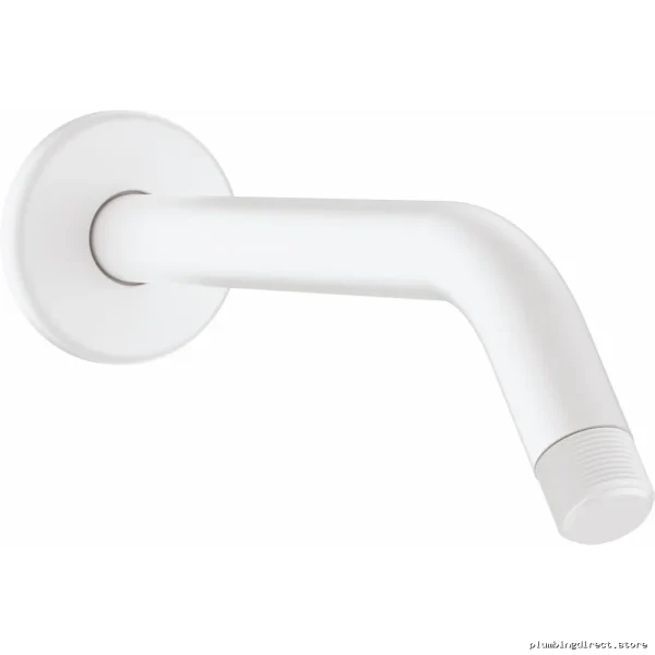 Hansgrohe White 9-Inch Shower Arm 04186703 for Modern Bathrooms
