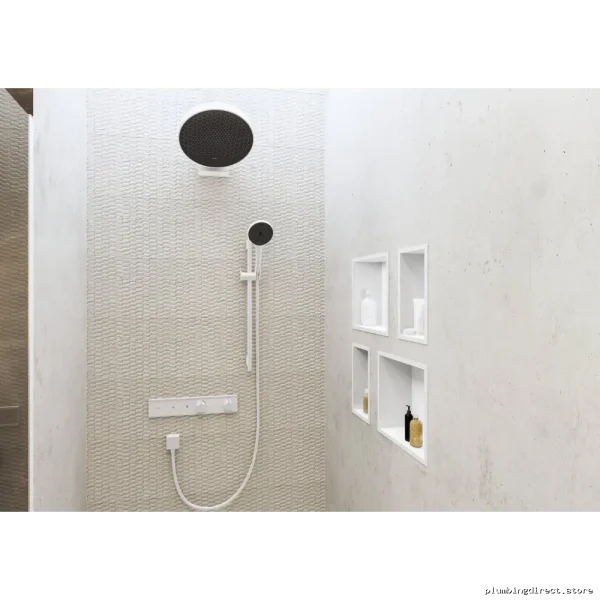 Hansgrohe Anti-Drip Shower Outlet with Integrated Check Valve Matte Finish - Image 2