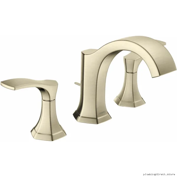 Widespread Bathroom Faucet with Pop-Up Drain - Brushed Nickel Hansgrohe