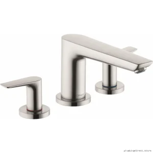 Hansgrohe Brushed Nickel Roman Tub Faucet Trim 3-Hole Mount Talis E