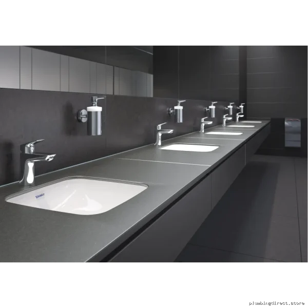 Hansgrohe Logis Single-Hole Bathroom Faucet with Pop-Up Drain Kit – Brushed Nickel Finish – Model #7₁₁₀₀₈₂₁ - Image 3