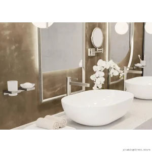 Hansgrohe Brushed Nickel Vessel Sink Faucet for Modern Bathrooms