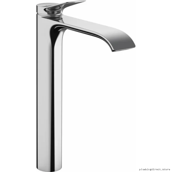 Hansgrohe Chrome Vessel Sink Faucet for Bathroom 250mm Spout 75042001 - Image 2
