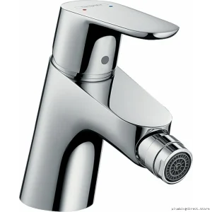 Hansgrohe Chrome Bidet Faucet Single Hole Modern Bathroom Fixture