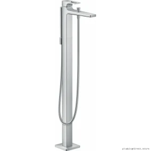 Hansgrohe Chrome Freestanding Tub Faucet with Hand Shower 74532001