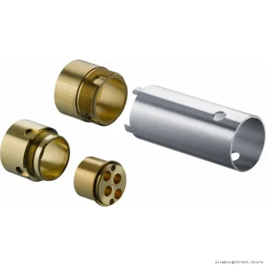 Hansgrohe Chrome Handle Extensions for Wall-Mounted Widespread Faucets