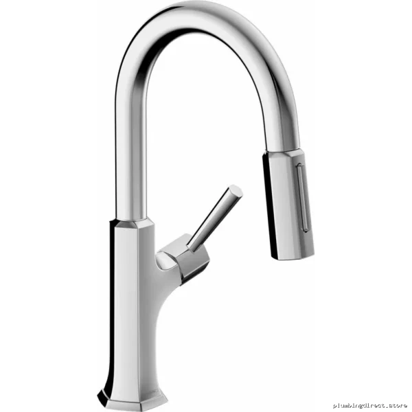 Hansgrohe Chrome Locarno Kitchen Prep Faucet with Pulldown Spray