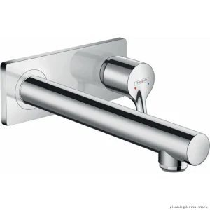Hansgrohe Chrome Wall-Mounted Bathroom Faucet Trim 72111001