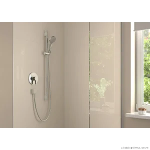 Hansgrohe Wall Outlet with Check Valve, Chrome Finish - Model 26455001