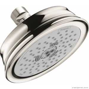 Hansgrohe Croma C 100 - Premium 3-Function Polished Nickel Shower Head