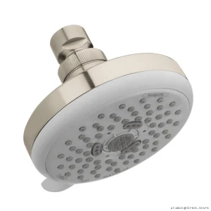 Hansgrohe Croma E 100 3-in-1 Shower Head - Brushed Nickel Finish