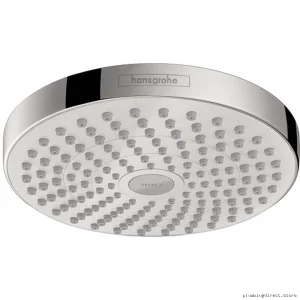 Hansgrohe Croma Select S 180 Shower Head 2 Spray Modes Chrome White