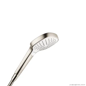 Hansgrohe Croma Select E 110 Hand Shower Brushed Nickel Vario-Jet Spray
