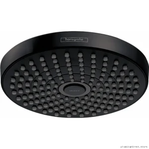 Hansgrohe Croma Select S 180 Dual Function Shower Head - Rain & Jet Spray Matte Black Water-Saving Easy Install
