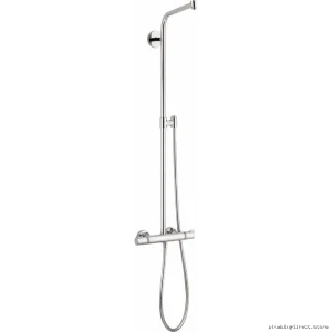 Chrome Showerpipe Component-Free for Hansgrohe Crometta - Model 04868000