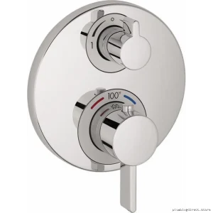 Hansgrohe Ecostat S Chrome Thermostatic Shower Trim w/Volume & Diverter