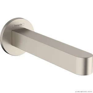 Hansgrohe Finoris Brushed Nickel Tub Spout - Modern Bathroom Upgrade 76410821