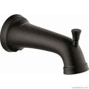 Hansgrohe Joleena Modern Matte Black Bath & Shower Spout Valve - Model #04...