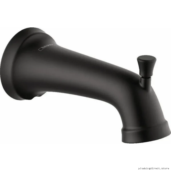 Hansgrohe Joleena Modern Matte Black Bath & Shower Spout Valve - Model #04...