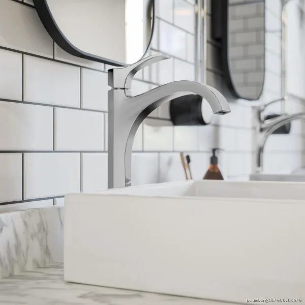 Hansgrohe Chrome Vessel Sink Faucet for Modern Bathrooms Locarno 210