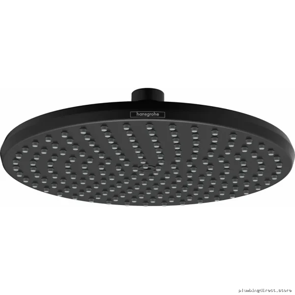 Hansgrohe Locarno 240 Single-Function Modern Shower System - Matte Black Finish - Image 2