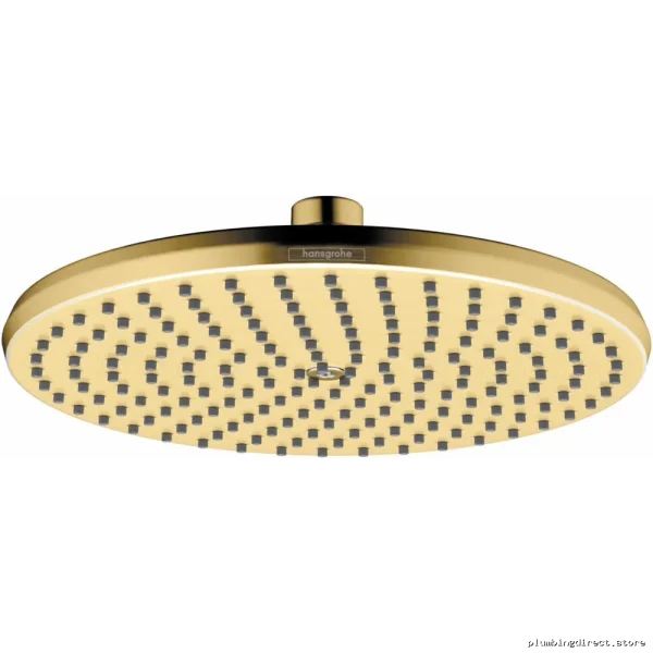 Hansgrohe Locarno 240 Single-Function Shower Head - Brushed Gold Finish