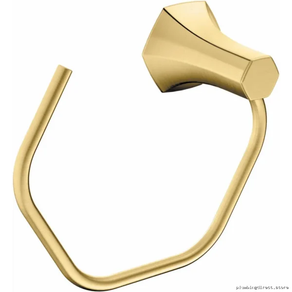 Hansgrohe Locarno Bath Towel Ring Brushed Gold Optic Finish 04836250