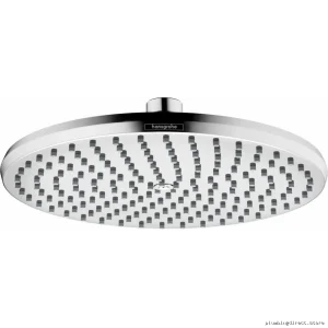 Hansgrohe Locarno 240 Chrome Shower Head - Single-Function, High-Performance Faucets