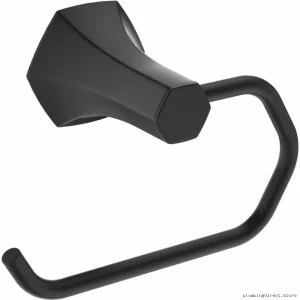 Hansgrohe Locarno Toilet Paper Holder - Matte Black Bathroom Storage Solution