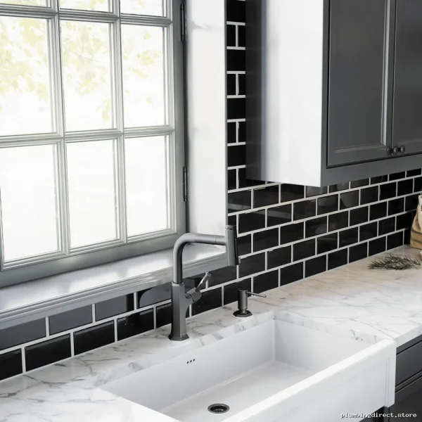 Hansgrohe Locarno Modern Matte Black Bathroom Soap Holder – Model # - Image 2
