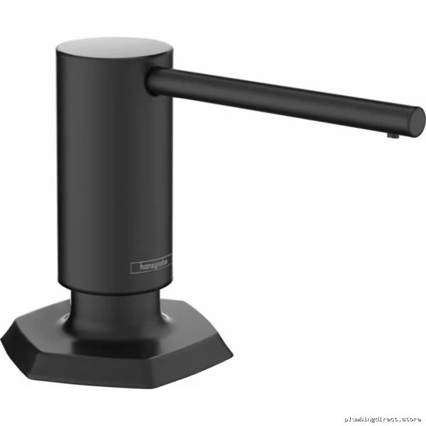 Hansgrohe Locarno Modern Matte Black Bathroom Soap Holder – Model # - Image 3