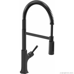 Hansgrohe Locarno Professional Kitchen Faucet with Spring Spray Matte Black
