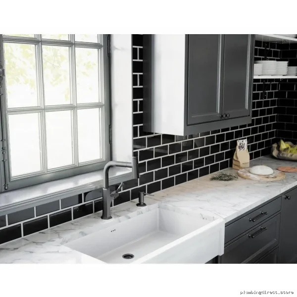 Pullout Spray Kitchen Faucet - Matte Black Locarno 04855670 Hansgrohe