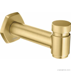 Hansgrohe Locarno Tub Spout with Diverter - Brushed Gold Optic Finish