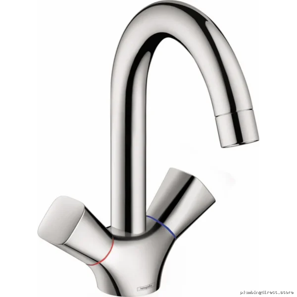 Hansgrohe Logis Plus Modern Single Hole Bath Faucet in Chrome w/Pop Up Drain