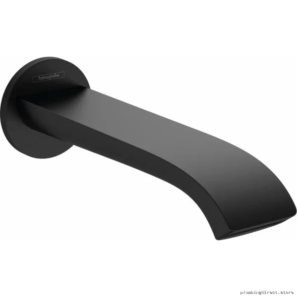Hansgrohe Matte Black Tub Spout - Smooth Flow 75410671 - Image 2