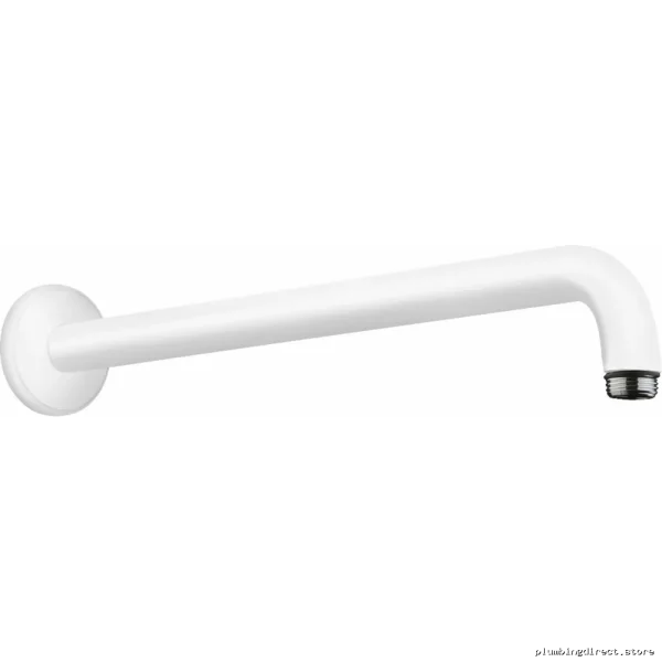 Hansgrohe Matte White 15-Inch Adjustable Shower Arm 27413701