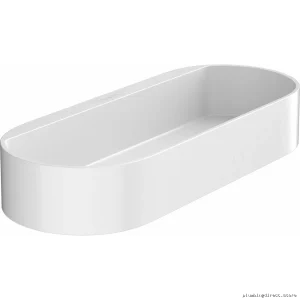 WallStoris Matte White Storage Basket - Hansgrohe Model 27913700