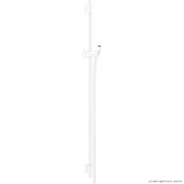 Hansgrohe Unica 36 Matte White Wall Bar - Modern Durable Towel Rack Model 28631700