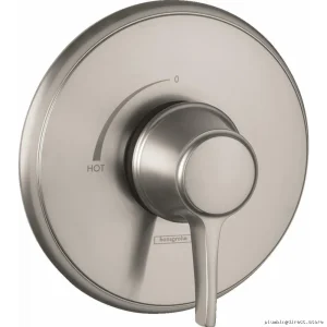 Hansgrohe Metris C Pressure Balancing Shower Trim Brushed Nickel